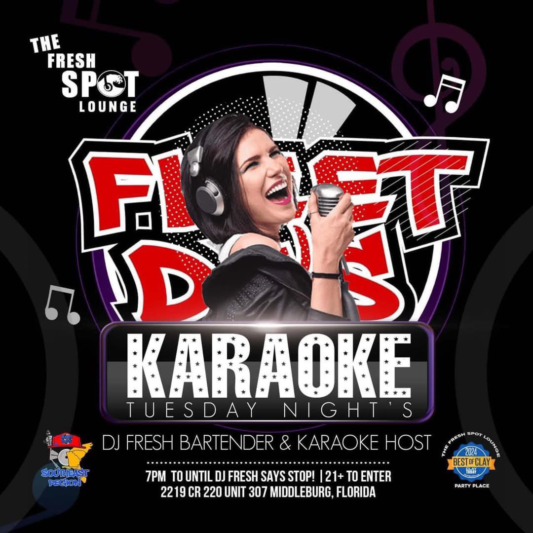 Tonight for some ridiculously awesome karaoke and we also have our Tuesday night pool tournament, because who doesn't love a little friendly competition. Pool table is set on free play all night so after the Tournament concludes get a few games in, because practice makes perfect?