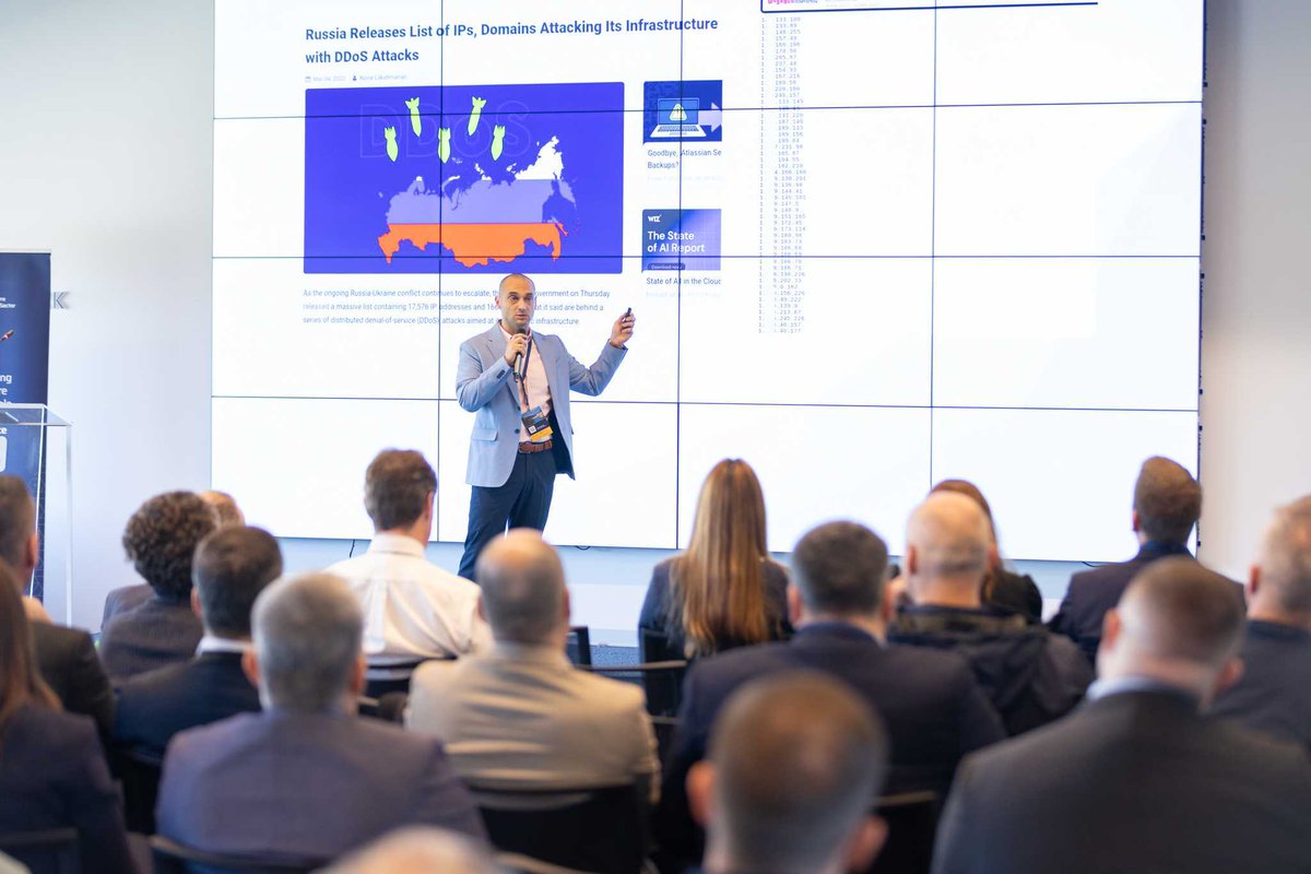 Our Head of Threat Intelligence, Mil, had a fantastic time in Montenegro last week at the FIRST/DCAF Technical Colloquium.

Curious about the intelligence powering our cyber risk solutions? 

Get in touch, or visit dynarisk.com

#ThreatIntelligence #CyberRisk