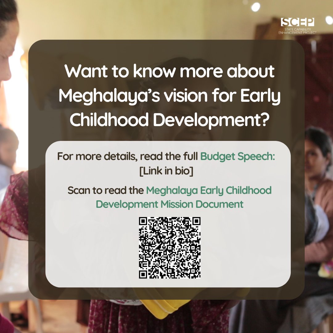Meghalaya’s ECD Mission: With 47% of children under five stunted, investing in early nutrition, care &amp; education is urgent. This state-led drive aims to break malnutrition &amp; build a healthier future. #MeghalayaECD #InvestInChildren #StrongerMeghalaya