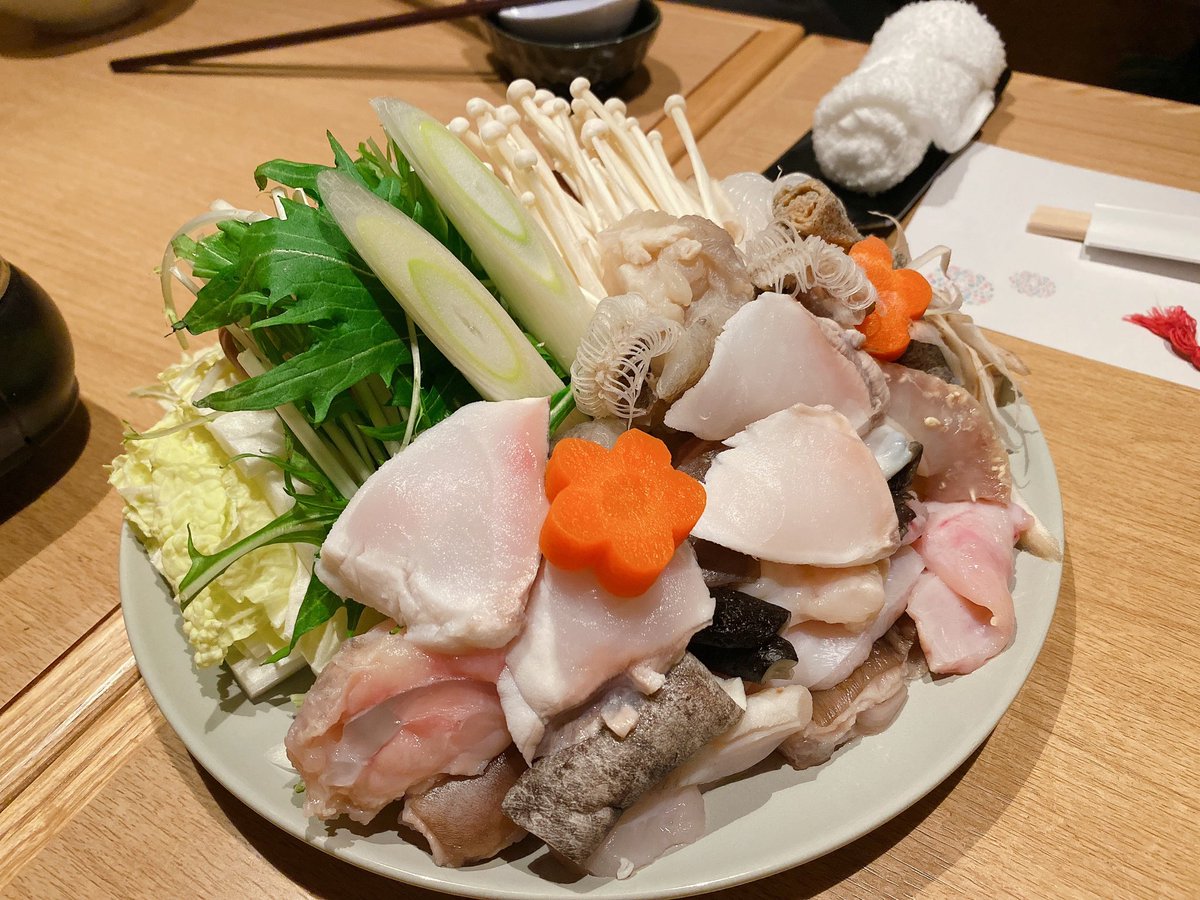 KBK_APRTc_PAD's tweet image. あんこう鍋すんんんごい美味かった。
最後に出た雑炊最高すぎた！