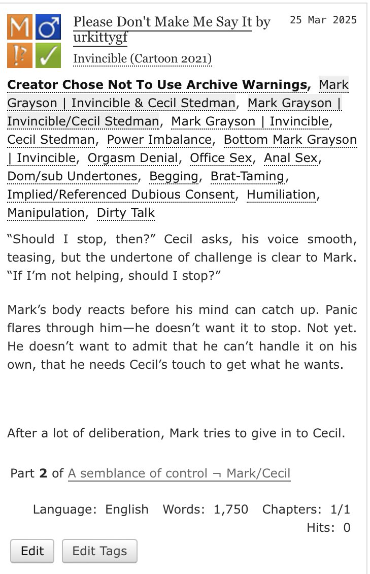 urkittyg's tweet photo. another mark x cecil oneshot fic finished and actually uploaded this time
#markcil / #marcil nation has deployed another bomb
πhttps://t.co/dFm10yyHrX https://t.co/T6TauYmgtB