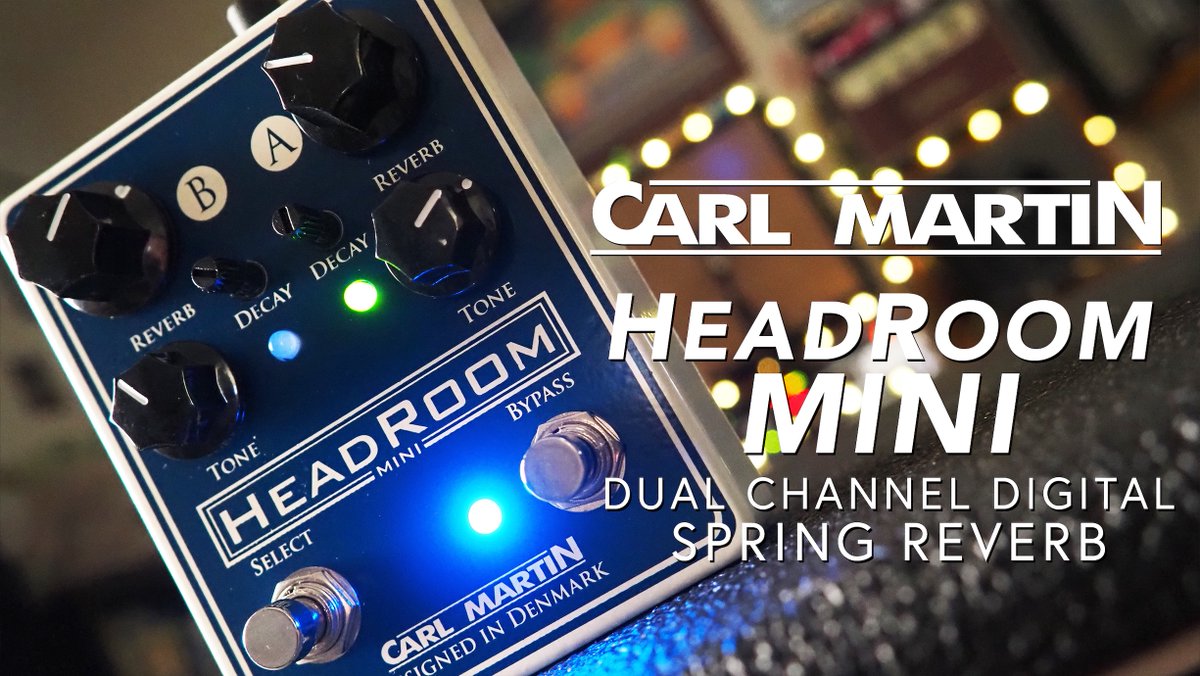 pedaloftheday's tweet photo. Welcome to the world the newest release from #CarlMartin, the HeadRoom Mini Dual Channel Digital Spring Reverb!! Based on the original, this one has been modernized & shrunk down - check out our demo on YT, cheers!
https://t.co/Sbi6qCywMH
#pedaloftheday #reverb #guitarpedals https://t.co/gNDiFCTwwU