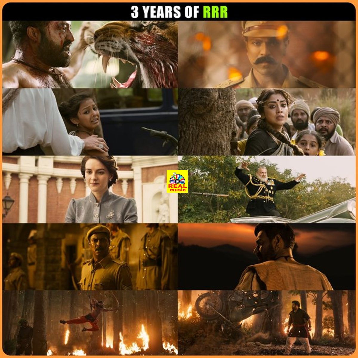 realmusic_2007's tweet photo. Celebrating 3 Years of the Masterpiece #RRR 🔥.

#jrntr #aliaabhatt #RRR #RamCharan #JuniorNTR #AliaBhatt #Rajamouli #3YearsofRRR #realcinemas2007 https://t.co/6Aj0Mj904L
