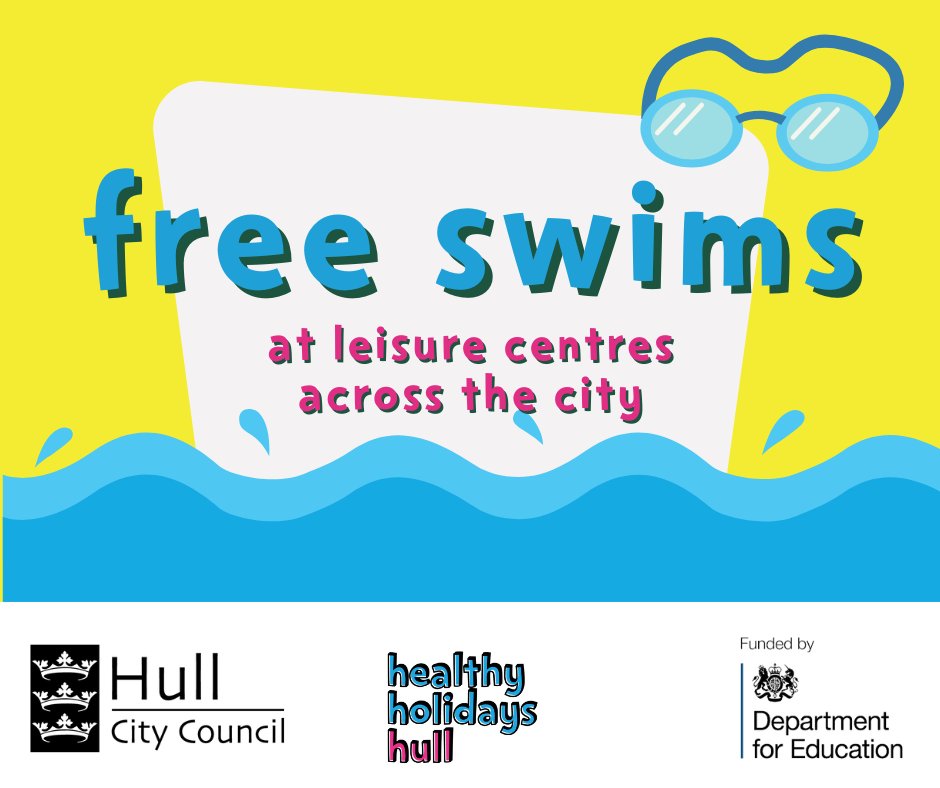 Hull Safeguarding Children Partnership (@lscphull) on Twitter photo During the Easter holidays <a href="/Healthyholshull/">Healthy Holidays Hull</a> are offering Free Junior Swimming. No booking needed, just turn up during the session and enjoy your swim.
More info can be found at liveithull.co.uk/holidays
#HealthyHolidaysHull #HAF2025 During the Easter holidays <a href="/Healthyholshull/">Healthy Holidays Hull</a> are offering Free Junior Swimming. No booking needed, just turn up during the session and enjoy your swim.
More info can be found at liveithull.co.uk/holidays
#HealthyHolidaysHull #HAF2025