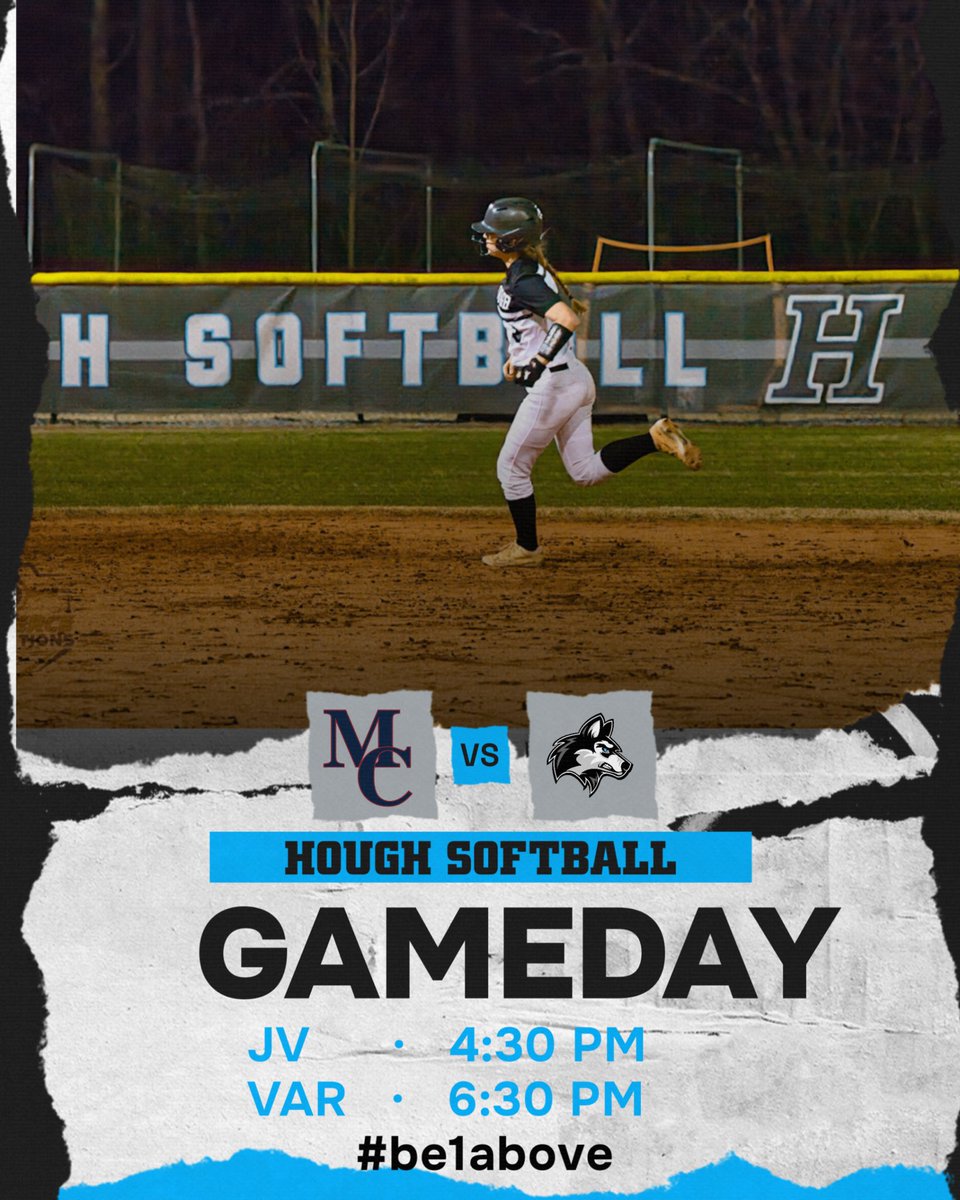 GAME DAY TUESDAY!!!! STAFF NIGHT!!! VARSITY Huskies take Mallard Creek for conference match up today. JV takes on Mooresville. #be1above <a href="/HoughAthletics/">Hough HS Athletics</a> 
📍@ HOME 
⏰ JV @ 4:30
⏰ VAR @ 6:30