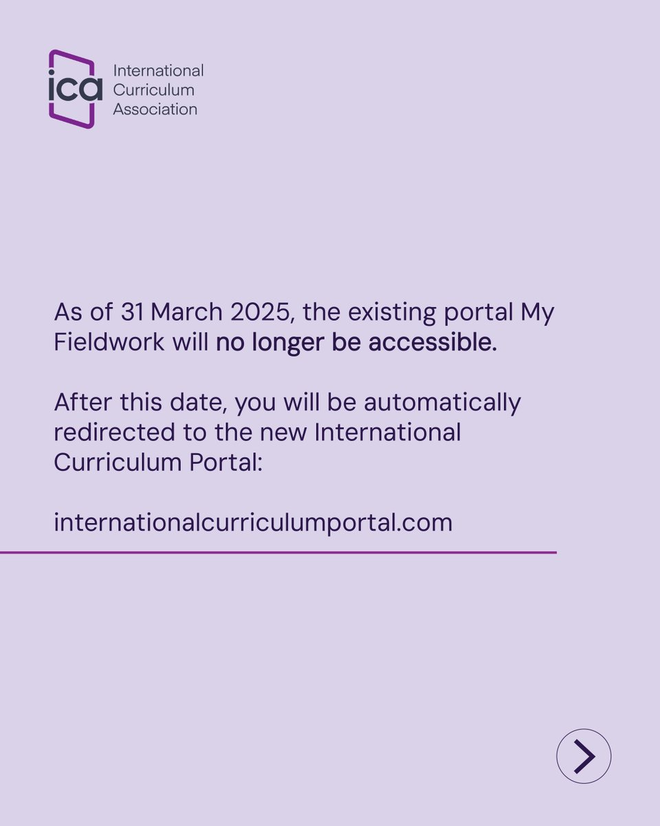 IC_Association's tweet image. On 31 March, our existing portal will no longer be accessible. After this date, you will be automatically redirected to the new portal International Curriculum Portal.
If you have any issues, we are on hand to help. Please contact us on: support@internationalcurriculum.com