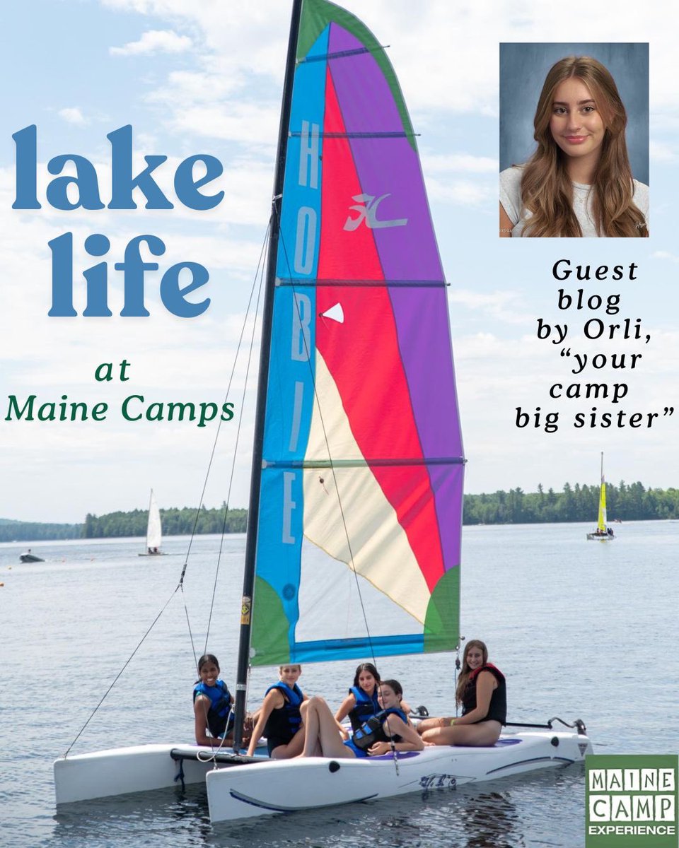 MaineCamps's tweet photo. "Spending my summers on Maine lakes is an experience like no other," shares guest blogger Orli, "your camp big sister." Read about learning to sail, accomplishing Lake Swim, and other amazing Maine Camp lake traditions: https://t.co/vqR8wZVxdC #mainecamps #summer #lake #lakelife https://t.co/docWkVWN92