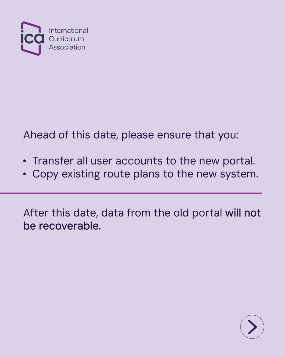 IC_Association's tweet image. On 31 March, our existing portal will no longer be accessible. After this date, you will be automatically redirected to the new portal International Curriculum Portal.
If you have any issues, we are on hand to help. Please contact us on: support@internationalcurriculum.com