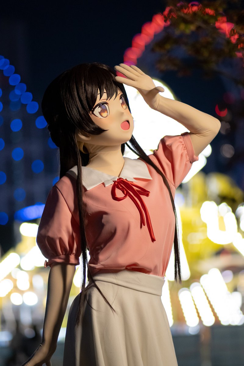 レンカノ遊園地デート🎢🎡 #水原千鶴 #彼女お借りします #kigurumi