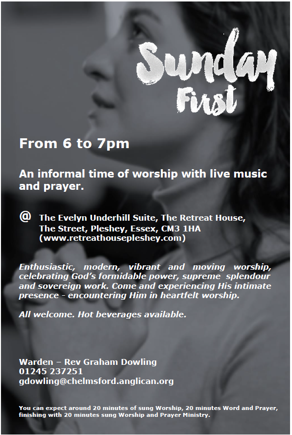 Get in your diary now... Sunday 6th April 6-7pm