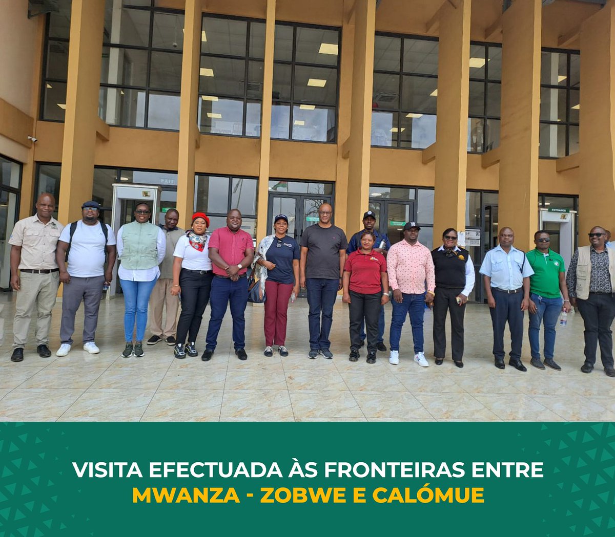 pccaamz's tweet photo. VISITA EFECTUADA ÀS FRONTEIRAS ENTRE MWANZA- ZOBWE E CALOMUE

#Projecto #deComércio #e #Conectividade #da #ÁfricaAustral #Fronteiras #zobwe e #calomue https://t.co/Z8qUY25eNH