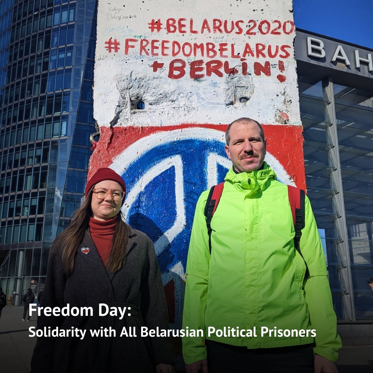 Today, on Freedom Day 🤍❤️🤍, we stand with Belarusians fighting for democracy and dignity. Thousands face repression, hundreds are behind bars for speaking out. We urge the world to demand their release. Belarus will be free! #FreedomDay #StandWithBelarus