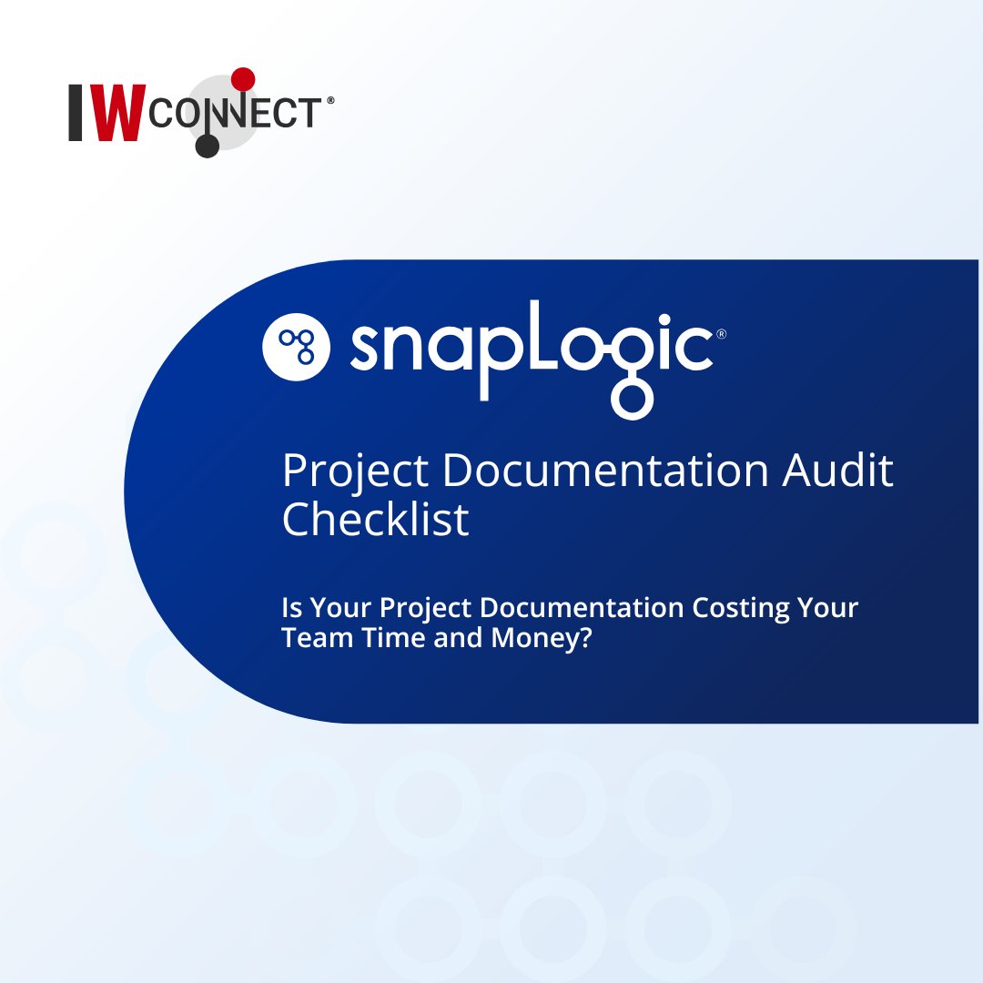 IWConnect's tweet image. Delayed @SnapLogic project because of missing docs? You&apos;re not alone—and it&apos;s costing time &amp;amp; money.

Stay on track with our free Project Documentation Audit Checklist 👉 lnkd.in/eneb8vT3

#projectdocumentation #snaplogic #compliance