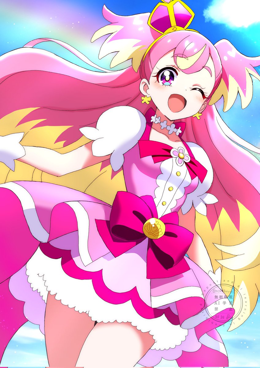 咲き誇るワンダフルプリンセス🌸 #一日一絵 #precure 919日目