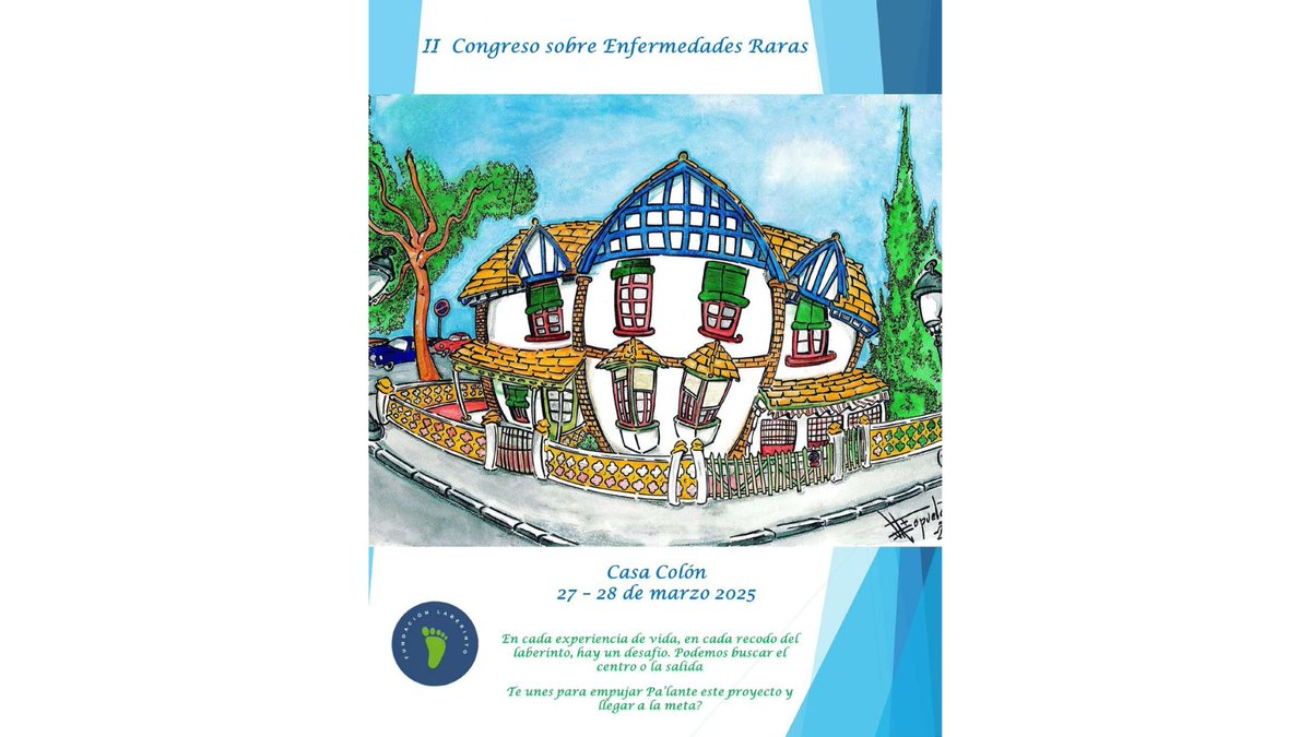 📢 ¡Nos vemos en el II Congreso de Enfermedades Raras de <a href="/PalantePopal/">Fundacion Laberinto</a>!💜

Desde FEDER estaremos presentes para seguir impulsando la investigación, el diagnóstico y la visibilidad de las ER

📅27/28 - 03
📍 Huelva

👉Programa y entradas: enfermedades-raras.org/actualidad/age…