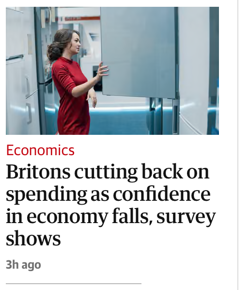 simonmaginn's tweet photo. Gosh, so sucking money out of the economy *hasn't made it grow*?
Who could possibly have predicted that, except literally everyone?
Better suck some more money out of it, then, eh, Rachel Reeves.
#Reevenomics https://t.co/m4ieBYCYh1
