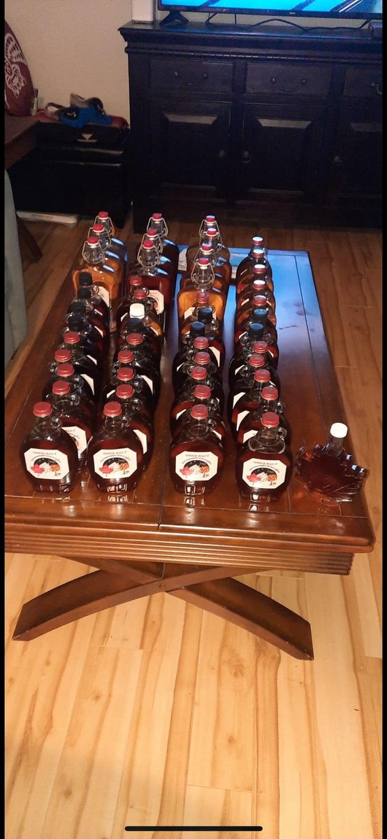 Making maple syrup is a labour of love. Early mornings, late nights and proper temperatures to allow the sap to flow. #maderighthere #shoplocal #newfoundland