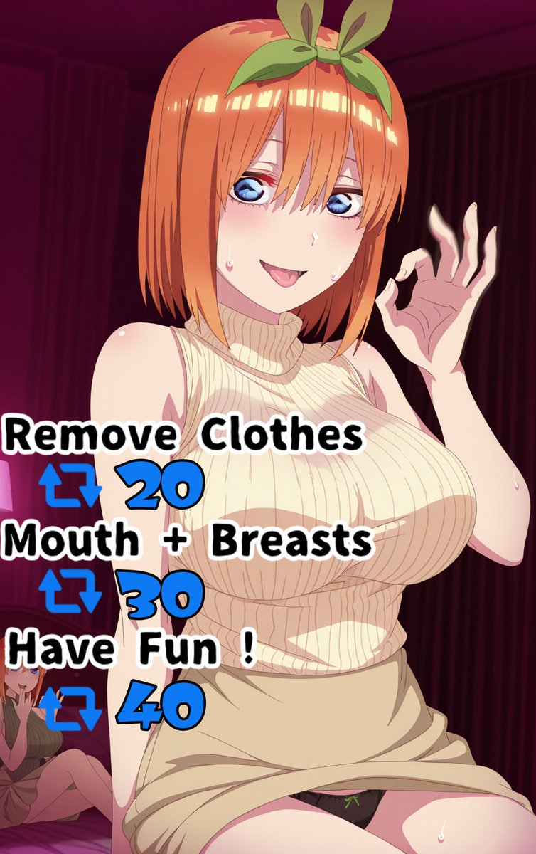 #五等分の花嫁 #中野四葉
達成したら抜いてくれる中野四葉