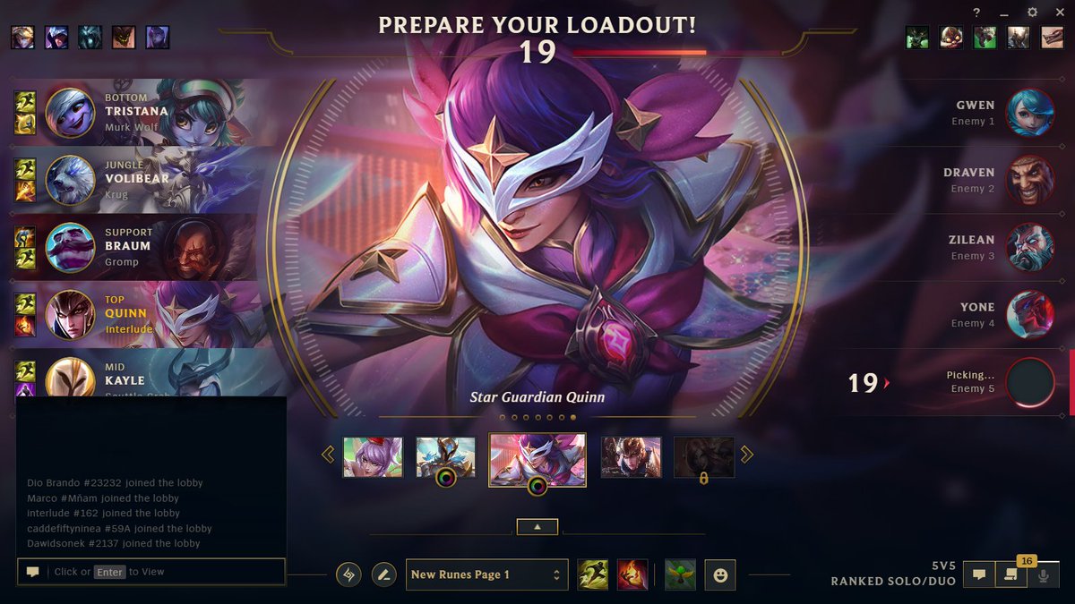 interlude162's tweet image. why can I see the 5 people in my lobby? XD