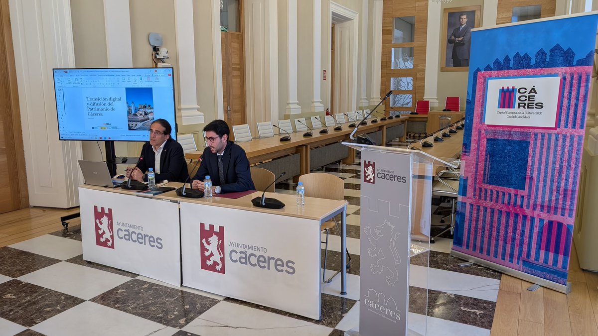Tercera y última jornada de las Sesiones de Sensibilización Turística de Cáceres en el marco del proyecto Transición Digital y Difusión del Patrimonio Histórico Artístico y Cultural de Cáceres como Destino Inteligente (Fondos Next EU).

👉En esta sesión enfocada a medios de