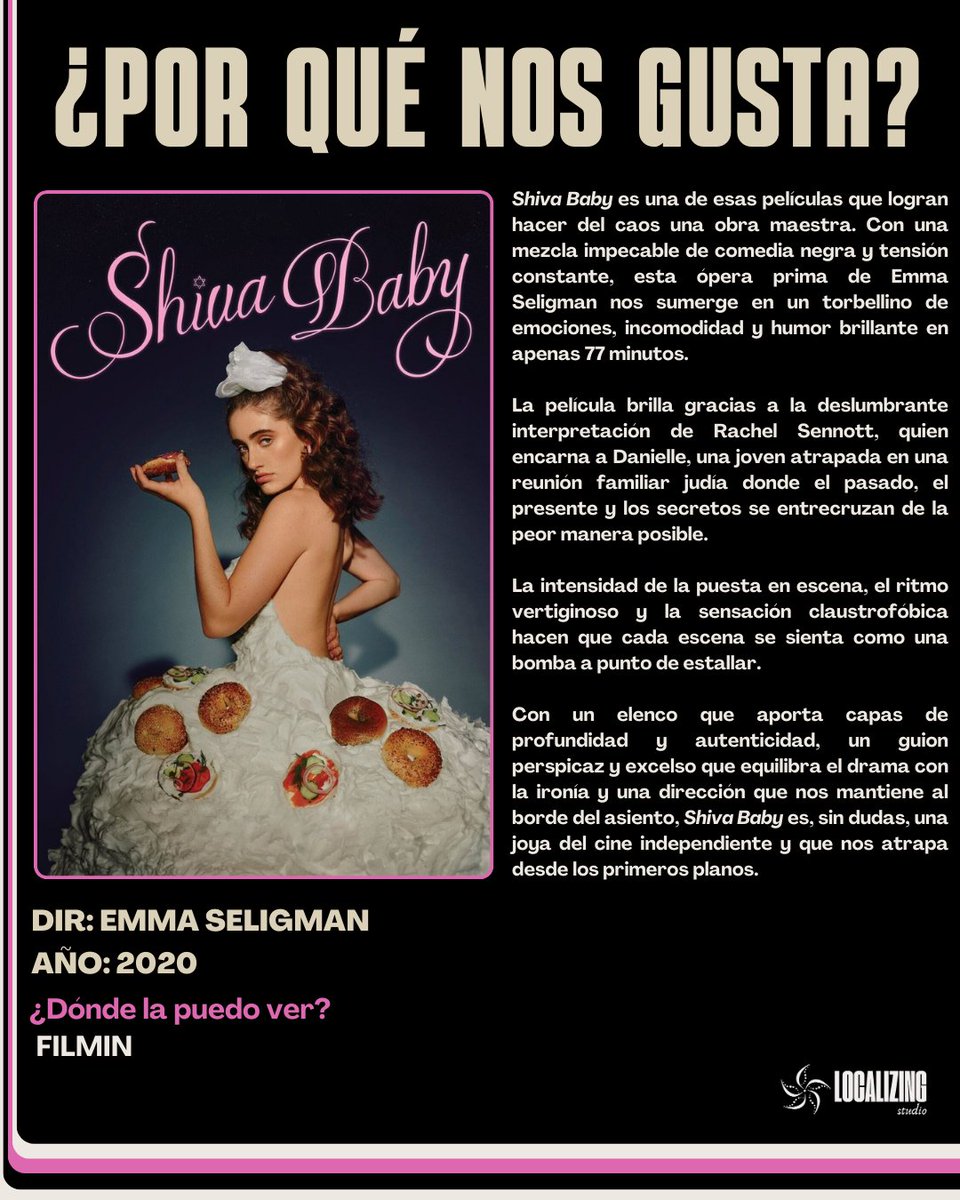 nancysodivine's tweet image. Gracias, @Localizing_St, no me acordaba de lo mucho que adoro a Rachel Sennott y TODO lo que me transmite Shiva Baby.
@Filmin 
#localizingstudio #almanaquecinefilo #cine #martesdeelenco #recomendaciones #shivababy