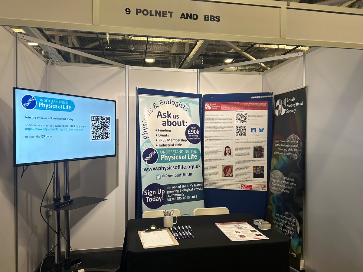 We’re delighted to be at ‘Physics of Life 2025’, in beautiful Harrogate this week! So many great speakers and sessions and thrilled to see the PoL community come together from the U.K. and beyond! #pol2025