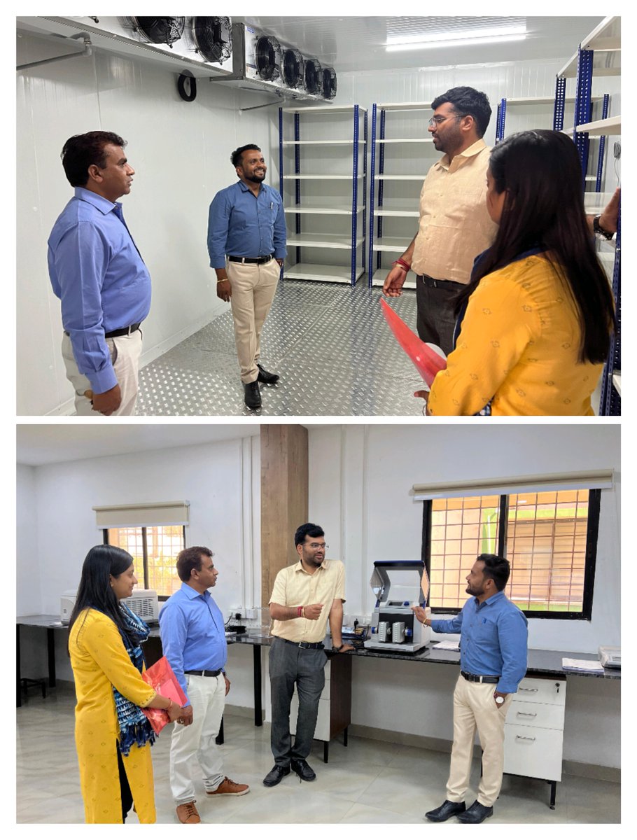 Dr. Kuldeep Tripathi, Senior Scientist, <a href="/INbpgr/">ICAR-NBPGR</a>  &amp; Ms. Rinky Resma Panada #PhD_student #PGR visited the modern #research #labs at <a href="/ICARDA/">ICARDA</a> #FLRP #Amlaha #India. We had a productive and insightful discussion on ongoing research &amp; field trials on #Lentil, #Grasspea,  #Faba_bean.