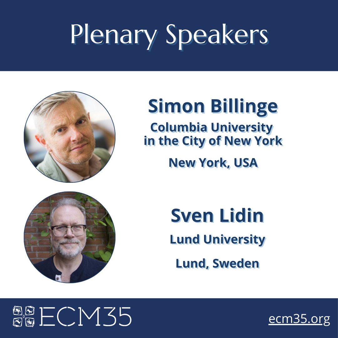 Join us from August 25-29, 2025, as leading experts share groundbreaking insights in crystallography and structural science. Stay tuned for more details!🏛️✨

📍 More info: ecm35.org

#ECM35 #Crystallography #Science