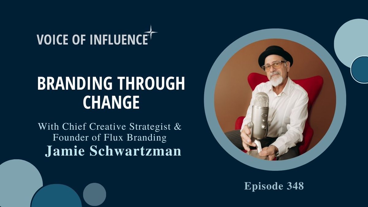 Jamie Schwartzman Of Flux Branding talks collaboration in a virtual workspace, and the significance of brand identity during times of change on this week’s episode of the Voice of Influence podcast.
voiceofinfluence.net/348