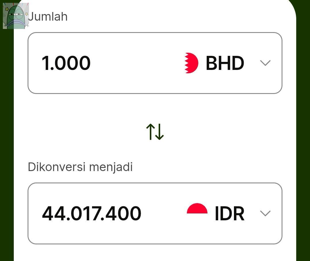 tanyarlfes's tweet image. 💚 bused!!! ternyata nilai tukar mata uang bahrain ke rupiah tu gede banget. 
1 dinar bahrain aja nilainya Rp.44.000.
berarti nanti yang tanding si miskin 🇮🇩 vs si kaya 🇧🇭 Dong 😭😭😭