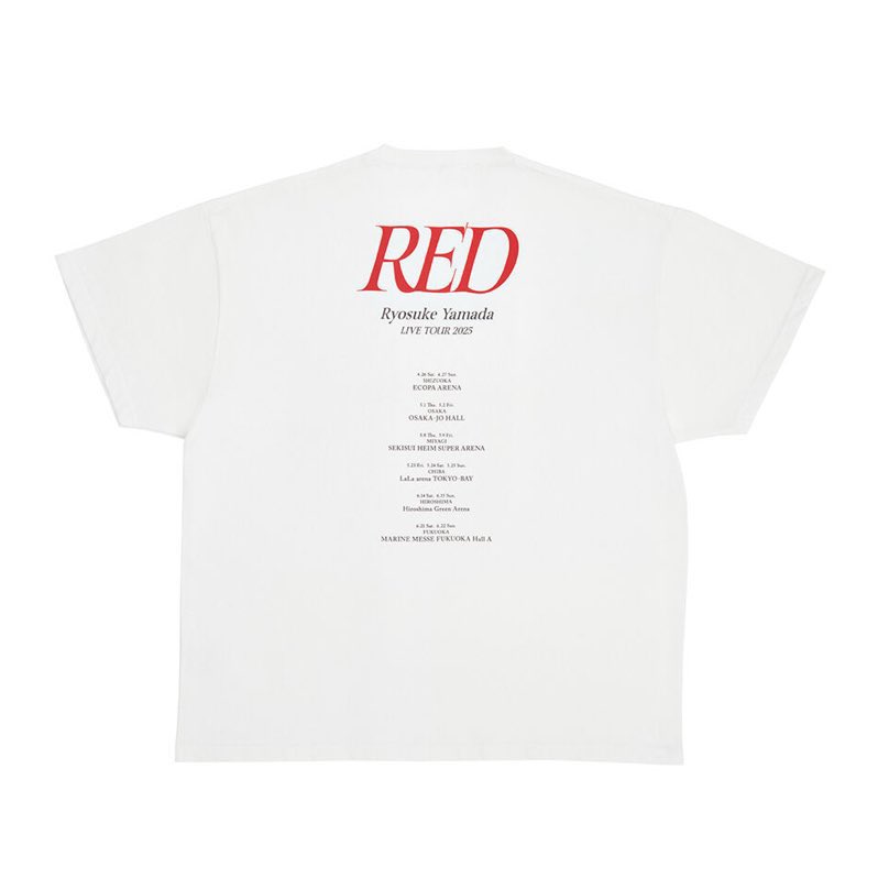 山田涼介サイズのTシャツ❤️はちゃんと涼介のお顔プリント付き❤️裏