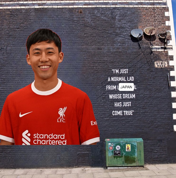 Just sorted the new mural there, fellas. <a href="/LFC/">Liverpool FC</a>