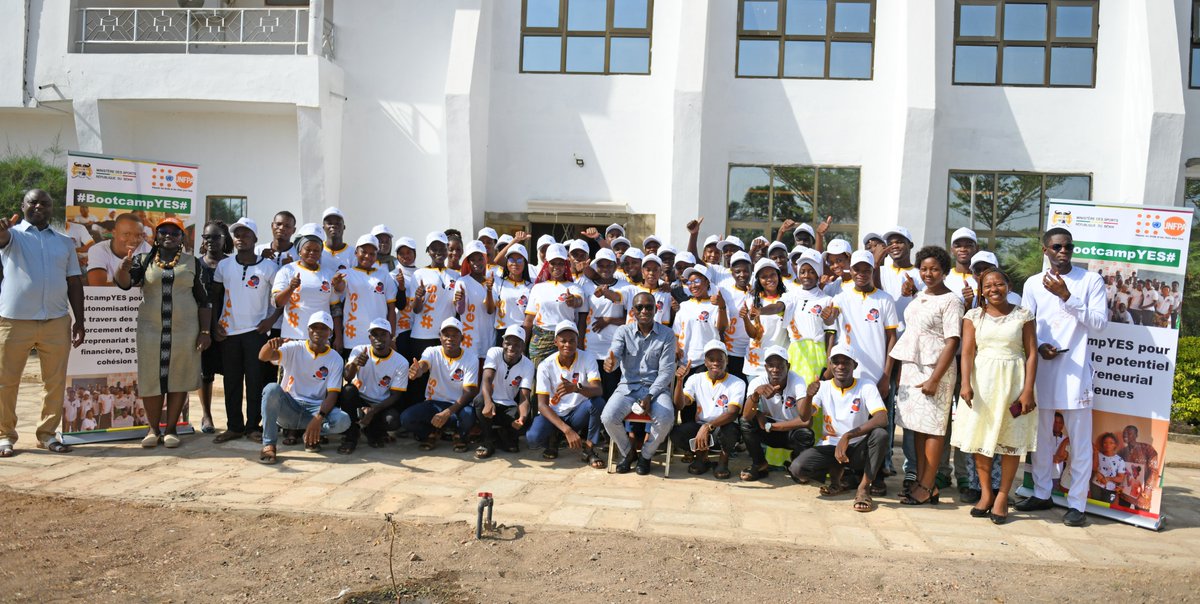 Après l'étape de Natitingou,📍Kandi, accueille ce jour la 2ème cohorte des #BootCampsYES, organisé par @sports_gouv et <a href="/unfpa_benin/">UNFPA Bénin CO</a> avec l'appui financier de <a href="/cooperation_lu/">Luxembourg Aid & Development</a>. 5⃣0⃣ jeunes, porteurs de projet d'entrepreneuriat des départements du Borgou et Alibori seront outillés