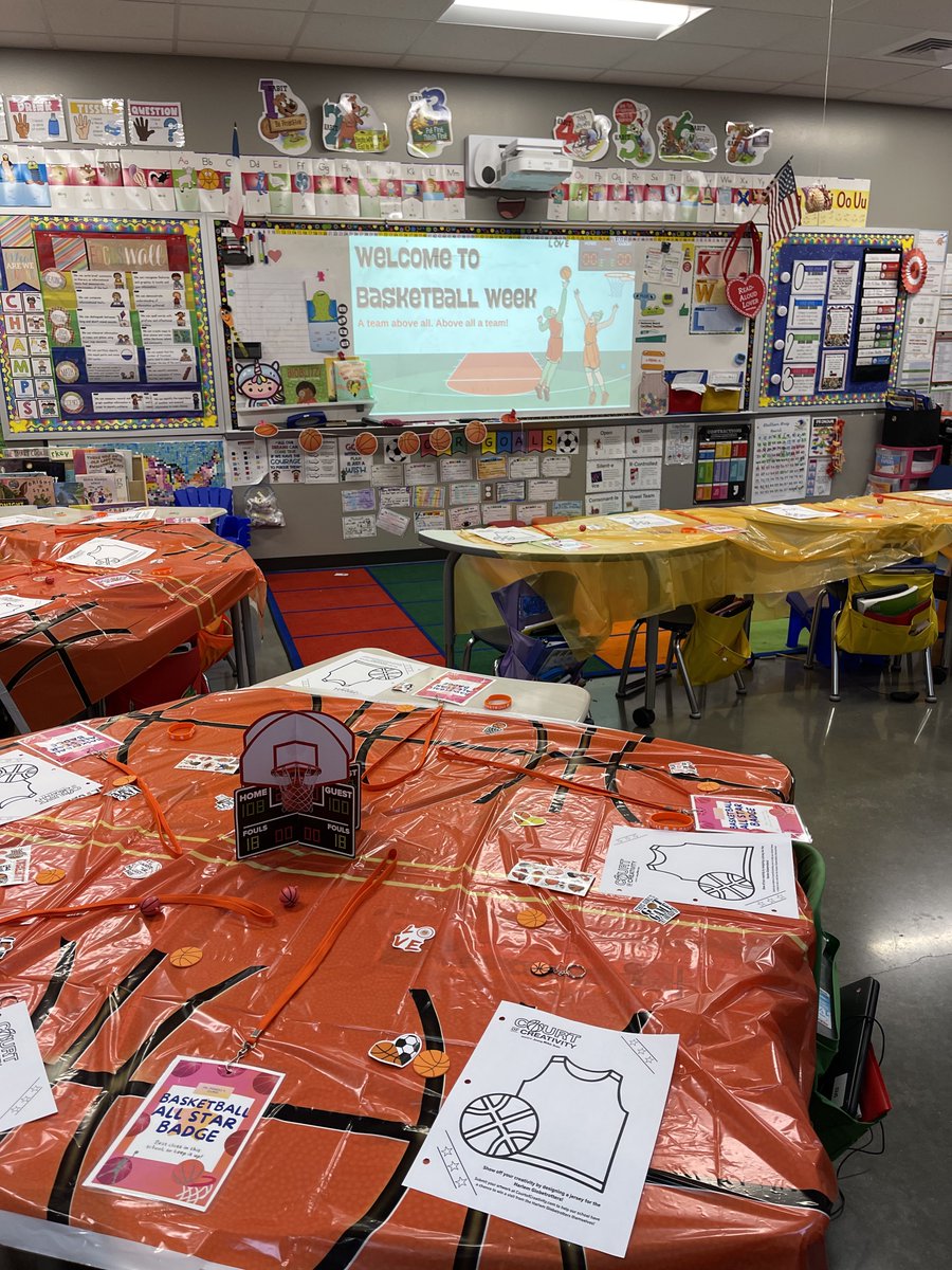 MsPowellteaches's tweet image. Let #MarchMadness begin with our basketball room transformation 🏀⛹️‍♀️ #teacherlife #makelearningfun