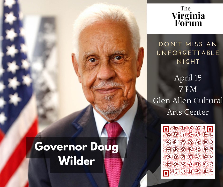 Explore Virginia’s leadership history! Discover how past leaders shaped governance and inspired future change-makers. Honor their journeys! 📜🔍 Get your tickets today for our next Virginia Forum with Governor Doug Wilder! #Governordougwilder #thevirginiacouncil #thevirginiaforum