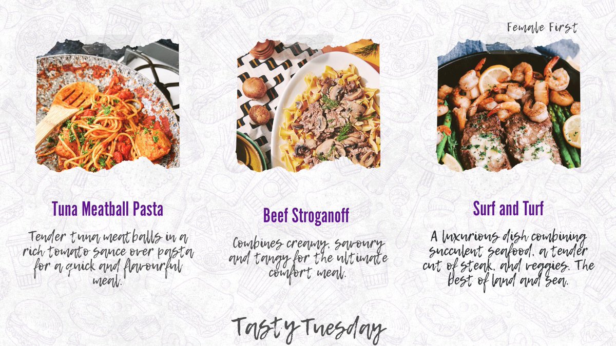 Keeping the #MothersDay theme going...

 Why not turn your week into a celebration of those special women in your life with our latest #TastyTuesday  🤩⁉️

Featuring #Six more enticing #mealspo classics 💟