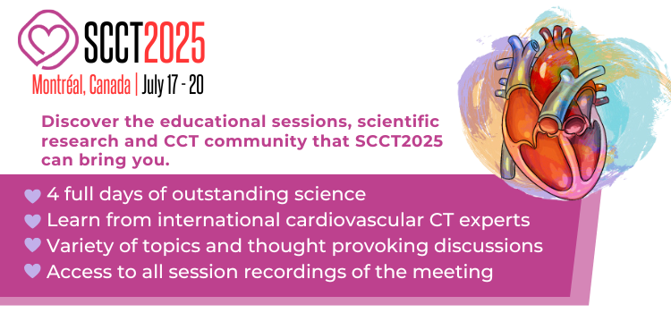 Join us at #SCCT2025 in Montreal to meet the high demand for cardiac imagers! Expand your knowledge on SHD, CHD, AI/Machine learning, and more. Don't miss out on this opportunity to advance your career in cardiac imaging.

Learn more: ow.ly/lXxJ50Vj8ru
