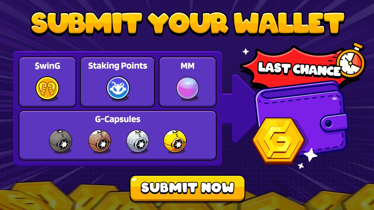 Tick-tok ⏳

Wallet Collection via GOMBLE SQUAD is closing on April 4th.

Submit your wallets now to qualify for your $GM Airdrop.

You miss; You lose: info.gomble.io/4j4OLSZ