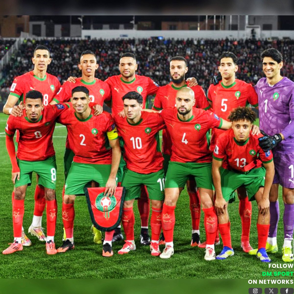 🇲🇦 Jour de match !

Le Maroc affronte la Tanzanie à 21h30 🇲🇦 | 22h30 🇫🇷. Une victoire qualifierait les Lions de l’Atlas pour la Coupe du Monde 2026 !

📺 L’Équipe Live, FIFA+, Arryadia
📍 Stade d’Honneur d’Oujda

Dernier duel : victoire 3-0 à la CAN 2024.
