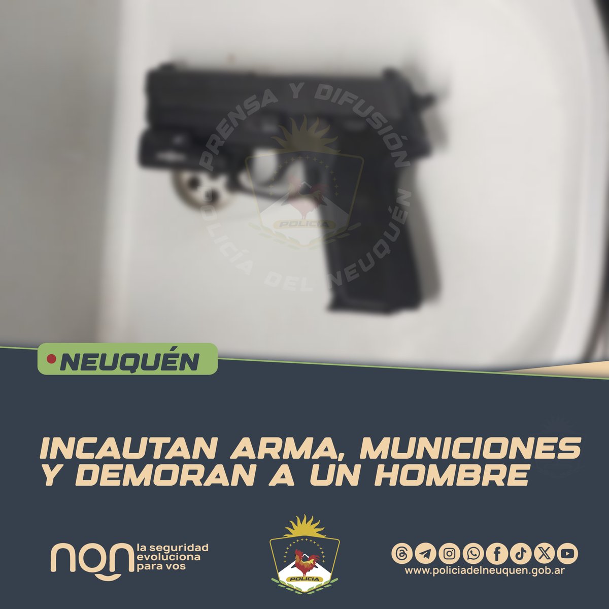 INCAUTAN ARMA, MUNICIONES Y DEMORAN A UN SUJETO
facebook.com/share/p/1EPCCT…