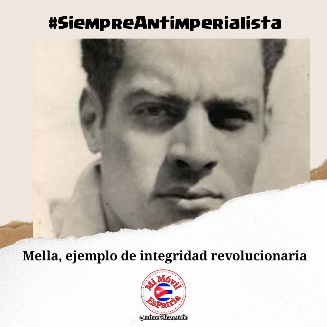 Natalicio de Julio Antonio Mella, líder comunista, revolucionario, que aglutina a estudiantes, obreros y campesinos. Fundador de la Universidad obrero campesina "Jose Marti", y de ka Federación Estudiantil Universitaria. #MellaVive en cada cubano de todos los tiempos.