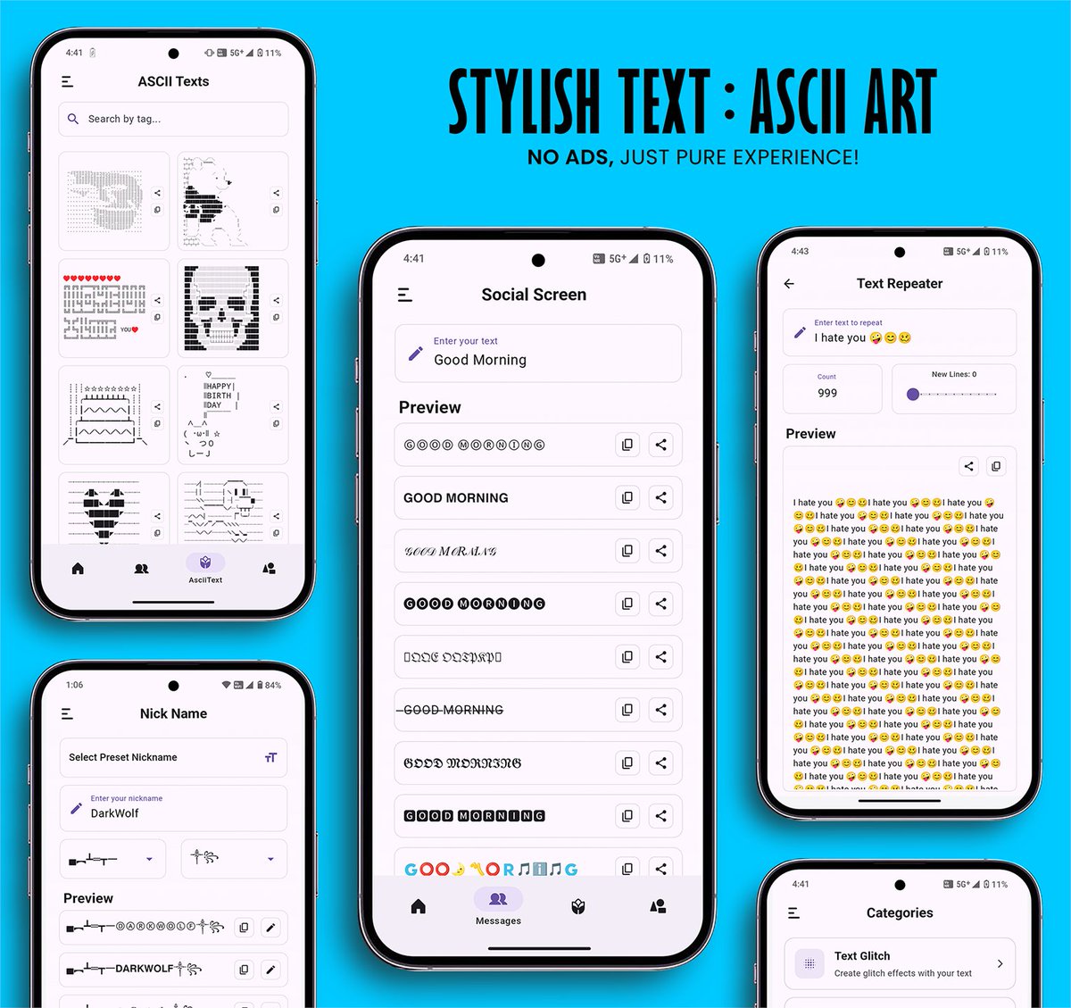 Our new app  Stylish Text: ASCII Art is now live on the Play Store! 🚀

Limited-Time Offer: Up to 60% OFF!
play.google.com/store/apps/det…

🎁Wait! Don’t buy yet! Everyone gets a free promo code!
How to participate? Check the comments.