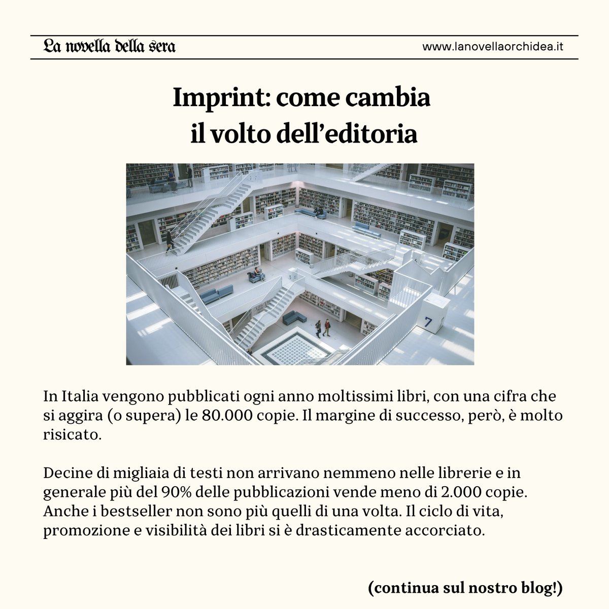novelleorchidea's tweet photo. È uscito l'ultimo numero della nostri rivista digitale!

@CasaLettori @CasaScrittori @TwittaLibro #editoria #editoriadigitale #ebook https://t.co/uWWyxDiqVU