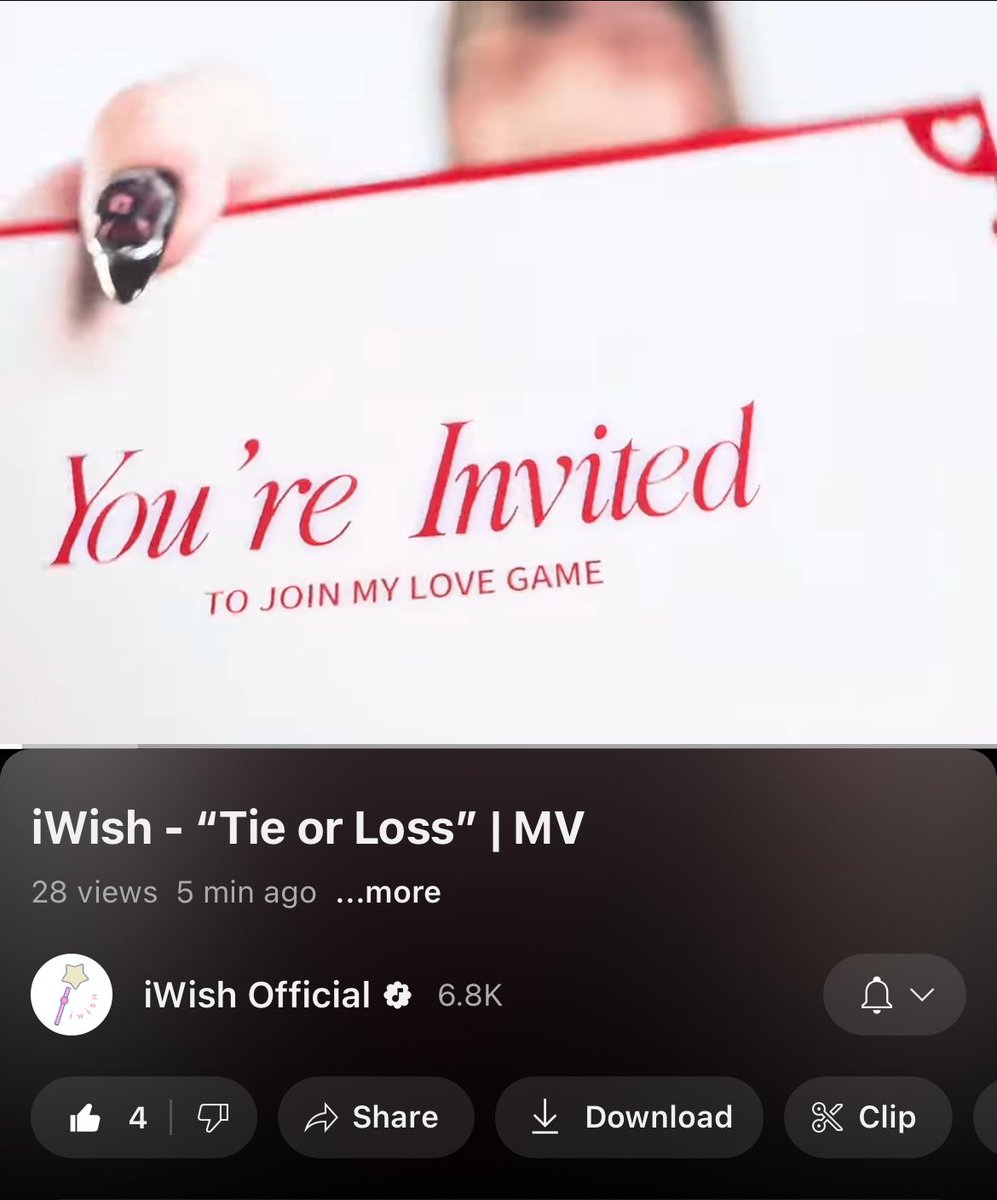 เพลงดี MVจึ้ง เมมเบอร์สวยทุกคน วอนคนไทยมามุงด่วนๆ
youtu.be/o5CWibYfiNA?fe…

#iWishOfficial #TieOrLoss_iWish
#iWish #ไอวิช #Tpop