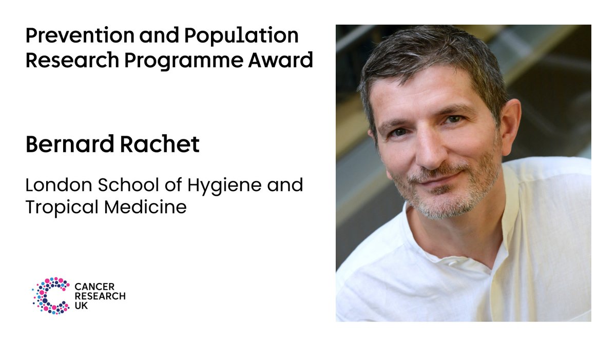 CRUKresearch's tweet image. [3/3]
Bernard Rachet &amp;amp; Ellen Nolte will evaluate how multiple sociodemographic factors interact leading to inequalities in cancer care &amp;amp; outcomes across England and propose strategies to reduce the impact of these inequalities.
#CRUKFunded 
@LSHTM