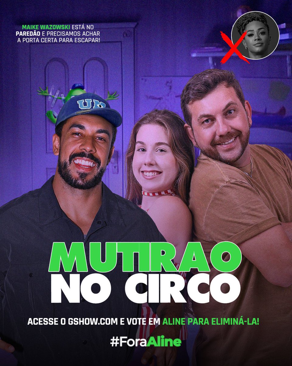 maikealllan's tweet photo. 🐨 MUTIRÃO FEAT. @raissabbbofc e @edybbbofc 🐨

🗳 A cada 10 votos em ALINE, comente um emoji aqui.

⏰ ENCERRA ÀS 11h.

🚨 O voto é para ELIMINAR, votem na ALINE.

🔗 https://t.co/iiLVRJdSXq

#ForaAline #BBB25 #FicaMaike https://t.co/nBeu08J3iF