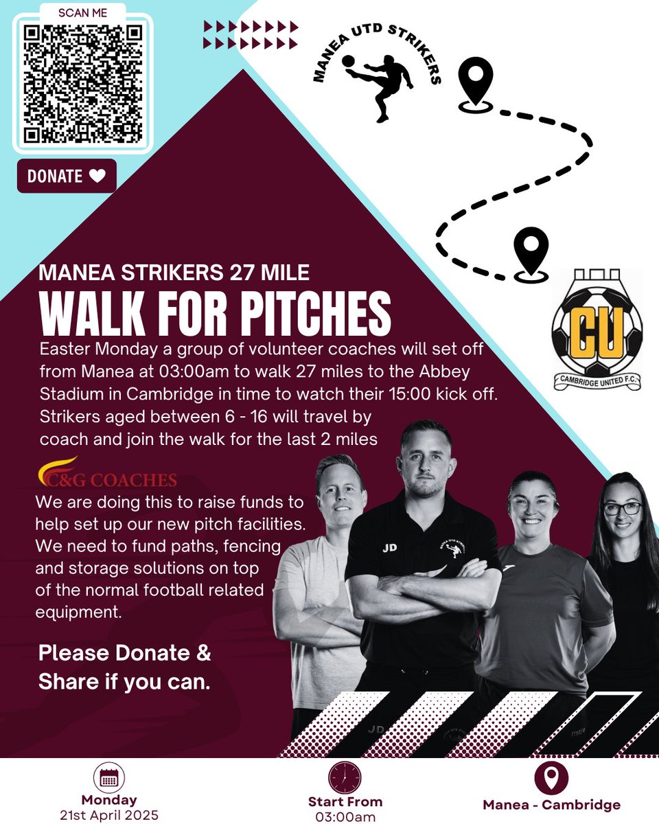 🚶‍♂️⚽️🚶‍♀️
<a href="/CambridgeUtdFC/">Cambridge United FC</a>  <a href="/CambsFA/">Cambridgeshire FA</a> <a href="/Teamgrassroots_/">Grassroots</a> <a href="/Cambslive/">Cambridgeshire Live</a> <a href="/BBCCambs/">BBC Cambridgeshire</a> <a href="/WF_East/">Women's Football East</a> <a href="/fenlandcit/">Fenland Citizen</a>