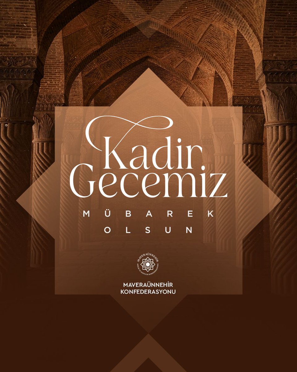Bu gece, kalpleri birleştiren, rahmetin tüm insanlığa yayıldığı bir zaman dilimidir. Kardeşlik ve dayanışma içinde, Kadir Gecesi’nin bereketiyle tüm ümmetin selametini ve huzurunu Yüce Allah’tan niyaz ederiz. 
 
Kadir Gecemiz mübarek olsun.
