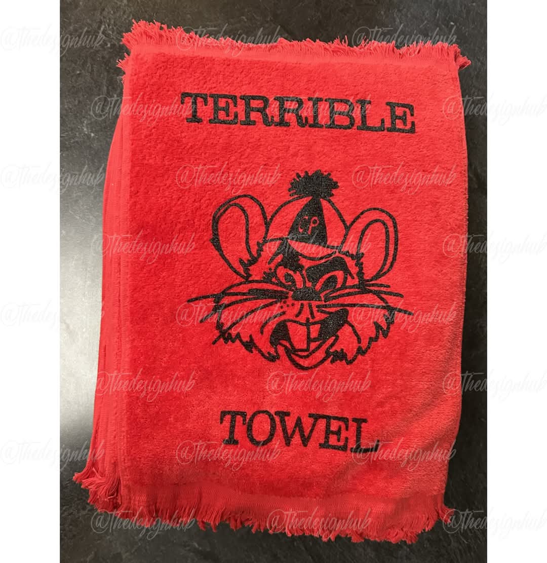 sudsypoo's tweet image. Design Hub has the Gopher TERRIBLE TOWEL for sale online for $5!!! Online orders are due by 10 p.m. on Tuesday for pick-up on Thursday and Friday. Order right now to guarantee you have one for the big game!
Visit: shopdesignhub.chipply.com/cpgophers/ to order yours today!