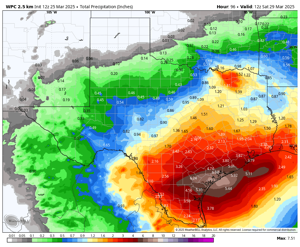 Due to the potential for heavy rain, we are instituting a Stage 1 flood alert for areas along and south of Interstate 10 on Thursday and Friday.

spacecityweather.com/with-the-poten…